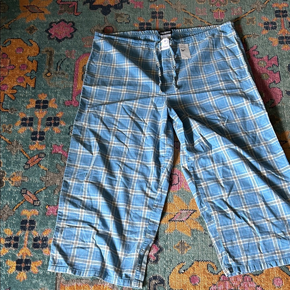 Joe Boxer Blue Plaid Pajama Pants